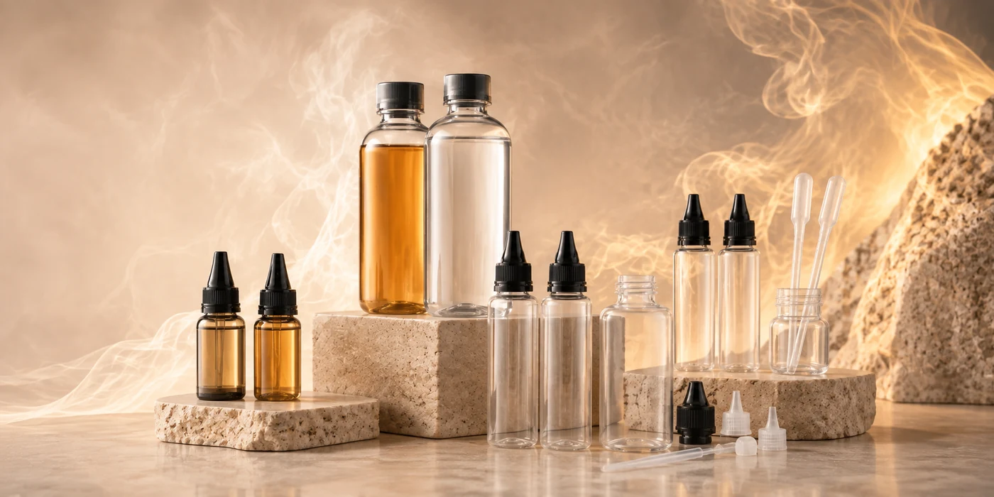 Basen, Nikotinshots und Mischzubehör für E-Liquids