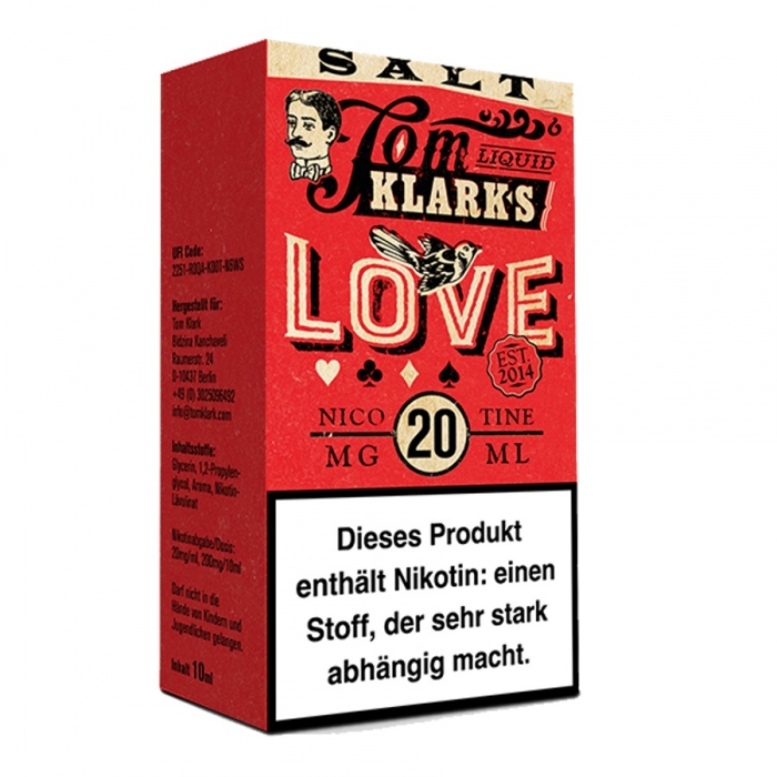LOVE Nikotinsalzliquid 10ml- TOM KLARK