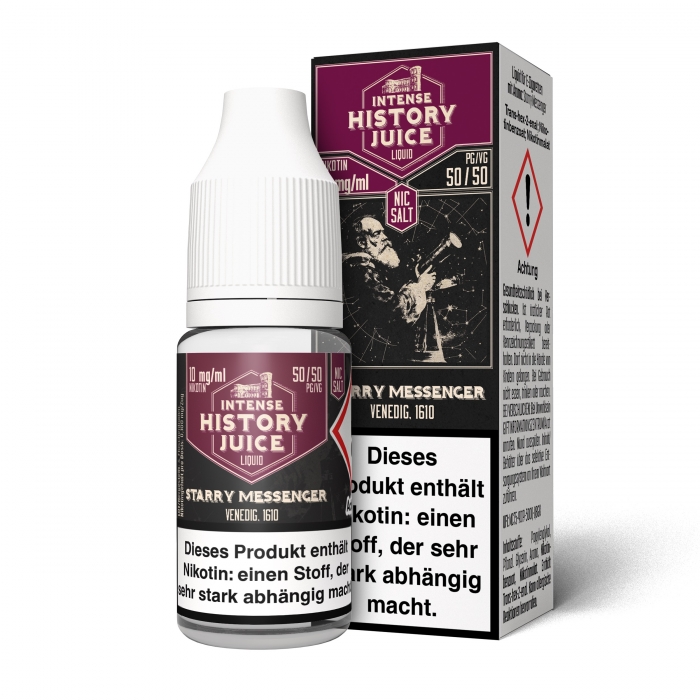 Starry Messenger (Grüner Apfel) Nikotinsalzliquid - INTENSE HISTORY JUICE