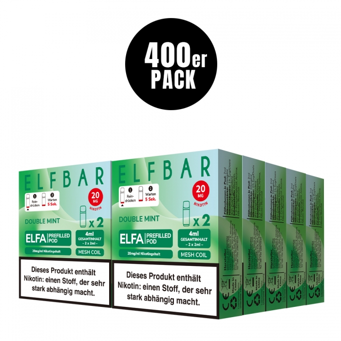 Elfa Prefilled Pod (400er VPE) - 5 Neue Sorten - Elfbar