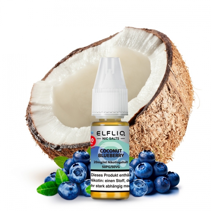 Coconut Blueberry Nikotinsalzliquid - Elfliq (ELFBAR) – Bild 2