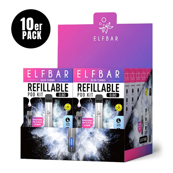 Elfa Turbo Refillable Pod Kit (10Stk.) - Elfbar – Bild 4