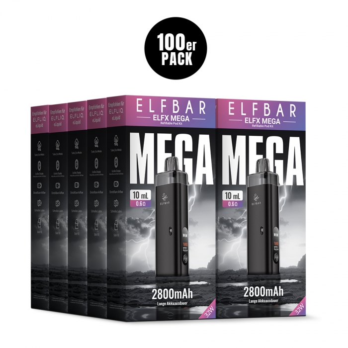 ELFX MEGA Pod Kit (100 PC) - Elfbar