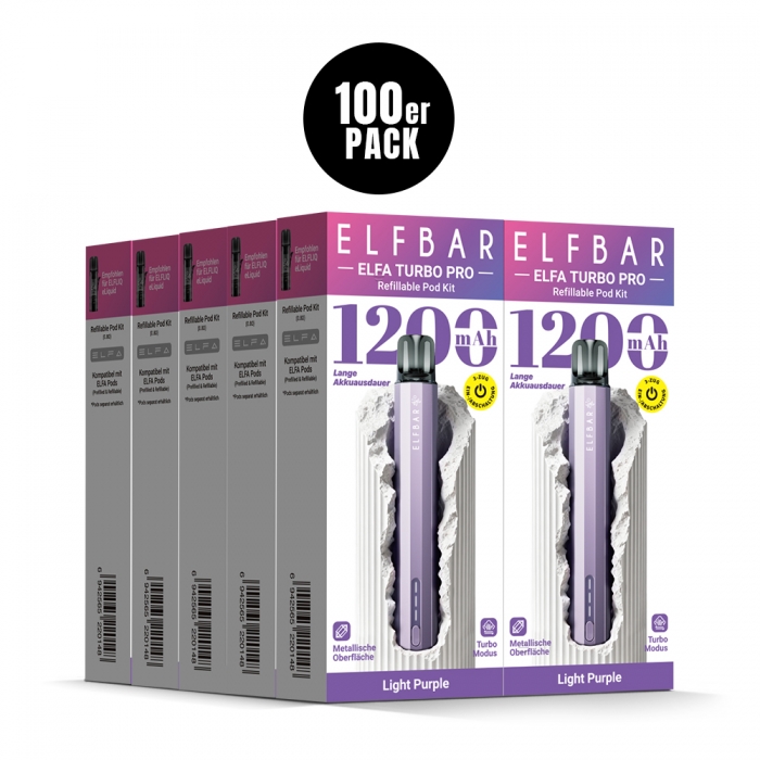 Elfa Turbo Pro Kit (100er VPE) - Elfbar – Bild 2