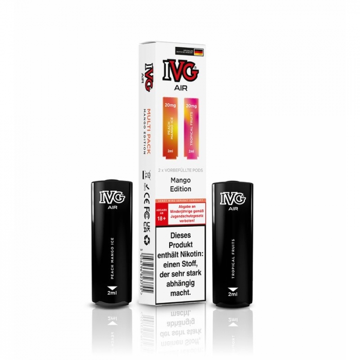 IVG Air Multi Flavour Edition Prefilled Pods (2er Pack) – Bild 4