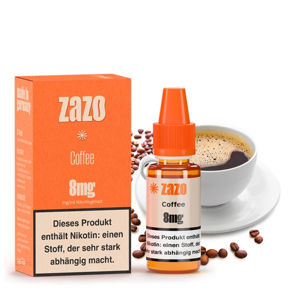 Coffee E-Liquid 10ml von Zazo - Made in Germany – Bild 2