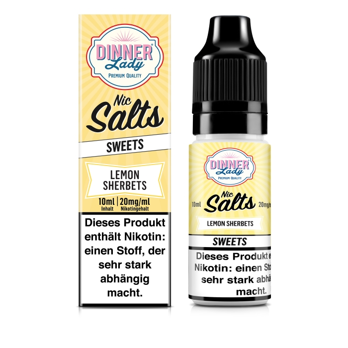 Lemon Sherbets Nikotinsalzliquid (Süße Zitrone ) - Dinner Lady