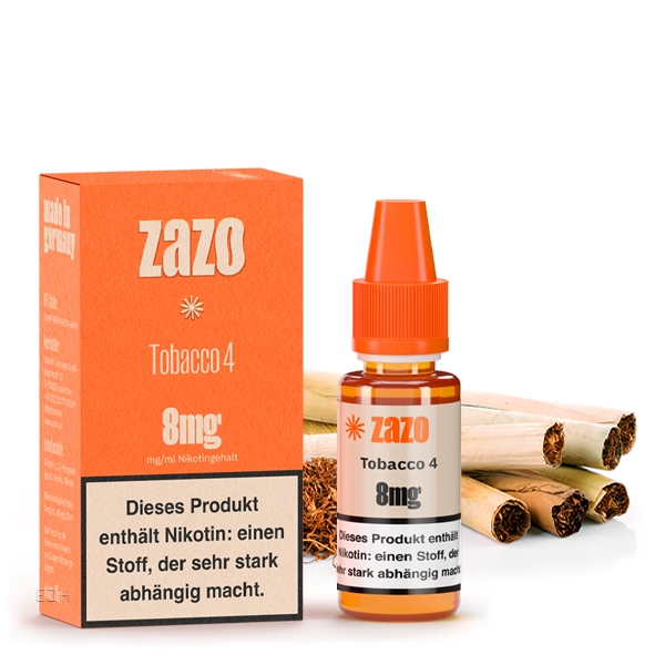 Tobacco 4 E-Liquid 10ml von ZAZO - Made in Germany – Bild 2