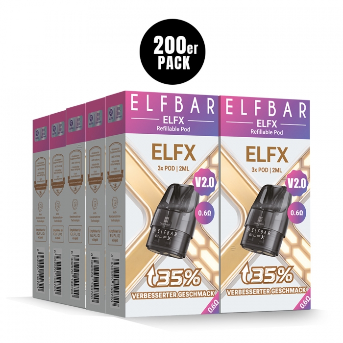 ELFX V2.0 2ml Leerpod (200er VPE) - Elfbar