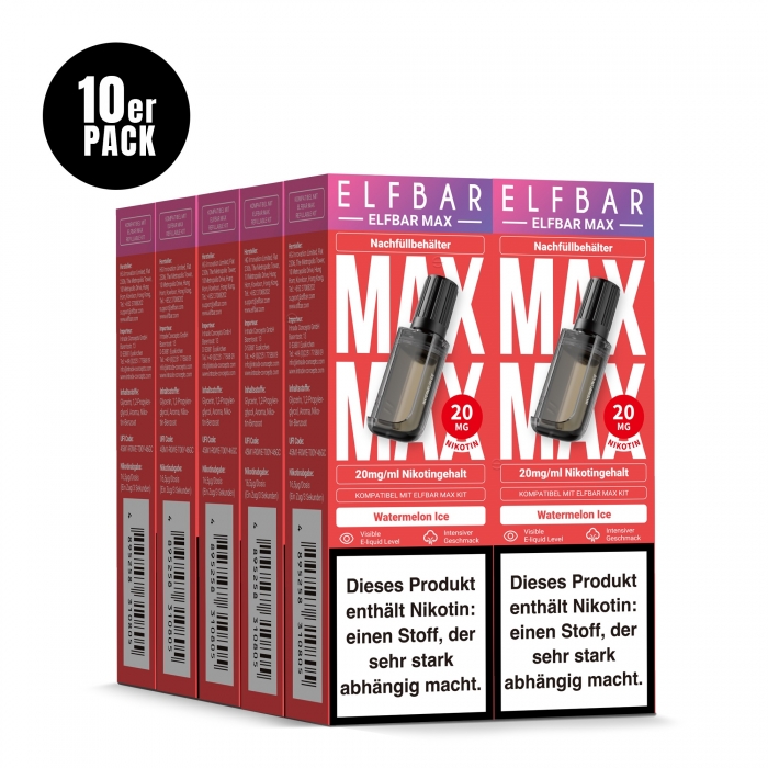 Elfbar Max Prefilled Pod (10er Pack) - Elfbar – Bild 6