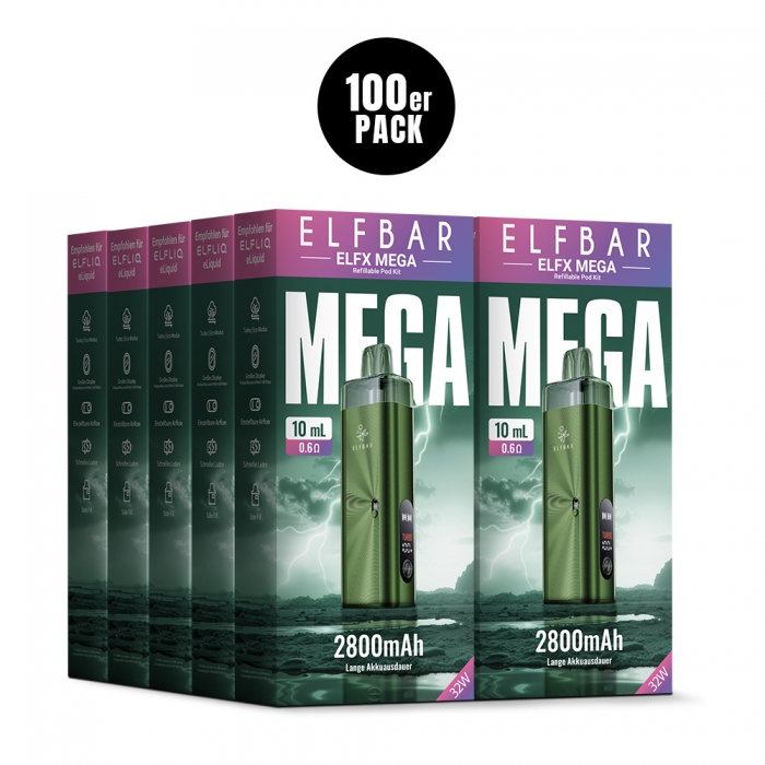 ELFX MEGA Pod Kit (100 PC) - Elfbar – Bild 3