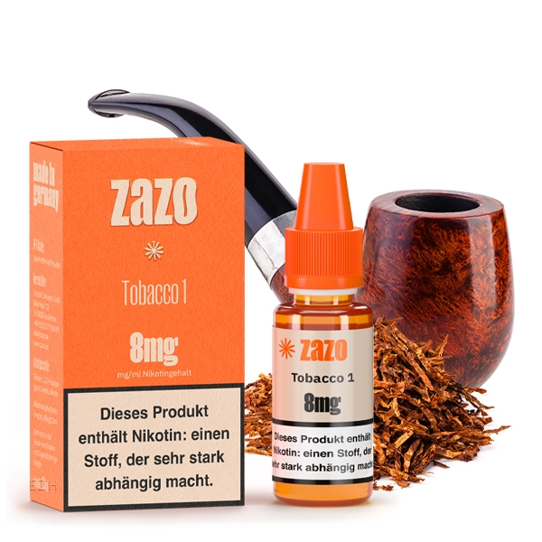 Tobacco 1 E-Liquid 10ml von ZAZO - Made in Germany – Bild 2