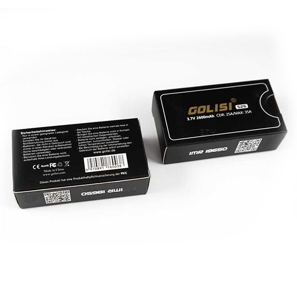 IMR 18650 S26 35A 2600mAh Akku - Golisi – Bild 5