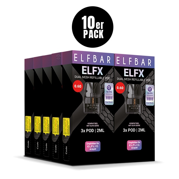 Elfa ELFX Pod Tank Verdampfer 10er VPE - Elfbar