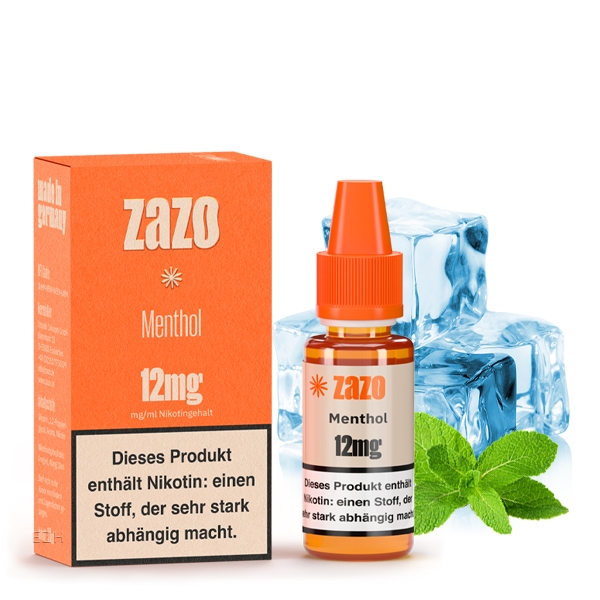 Menthol E-Liquid 10ml von ZAZO - Made in Germany – Bild 3