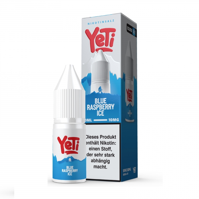 Blue Raspberry Ice - 10ml Nikotinsalzliquid (Blaue Himbeere&Frische) - Yeti – Bild 2