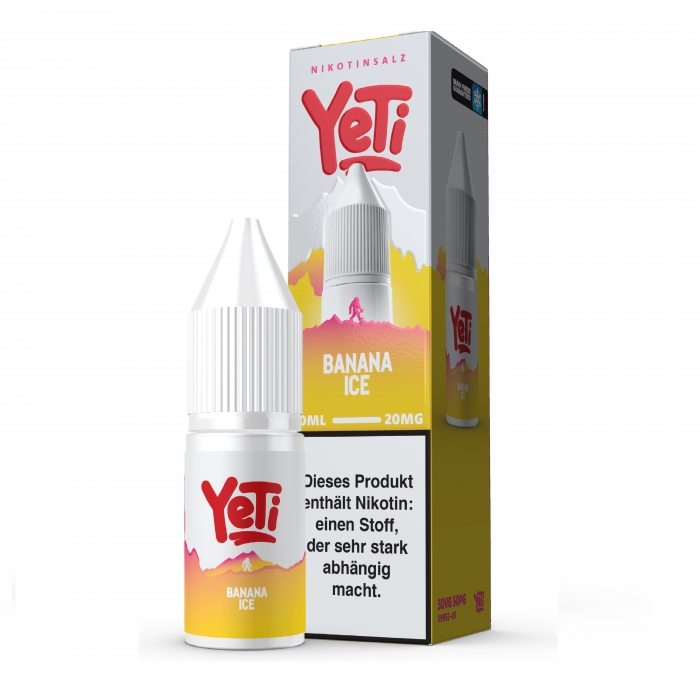 Banana Ice - 10ml Nikotinsalzliquid (Banane&Frische) - Yeti – Bild 2