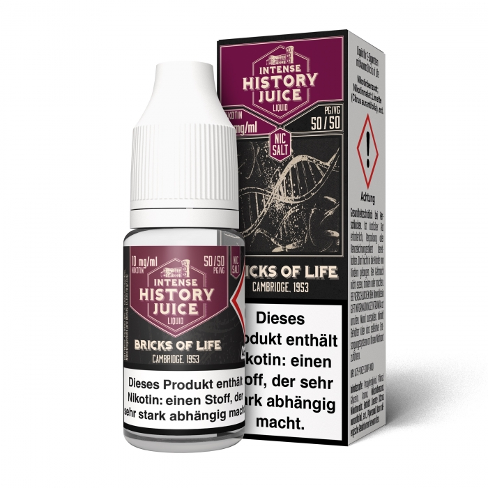 Bricks of Life (Cherry-Cola) Nikotinsalzliquid - INTENSE HISTORY JUICE