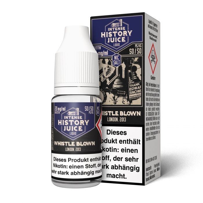 Whistle Blown (Pfirsich Maracuja) Nikotinsalzliquid - INTENSE HISTORY JUICE – Bild 2