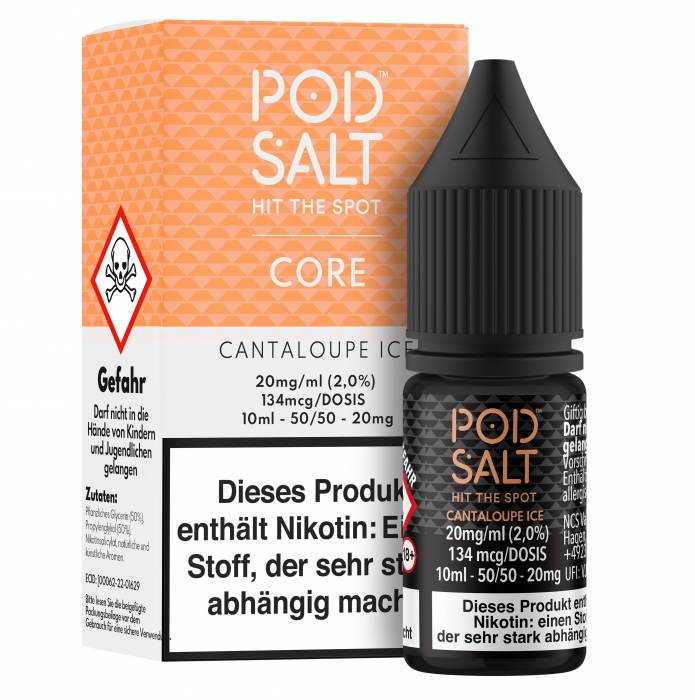 CORE Cantaloupe Ice Nikotinsalzliquid - POD SALT – Bild 2