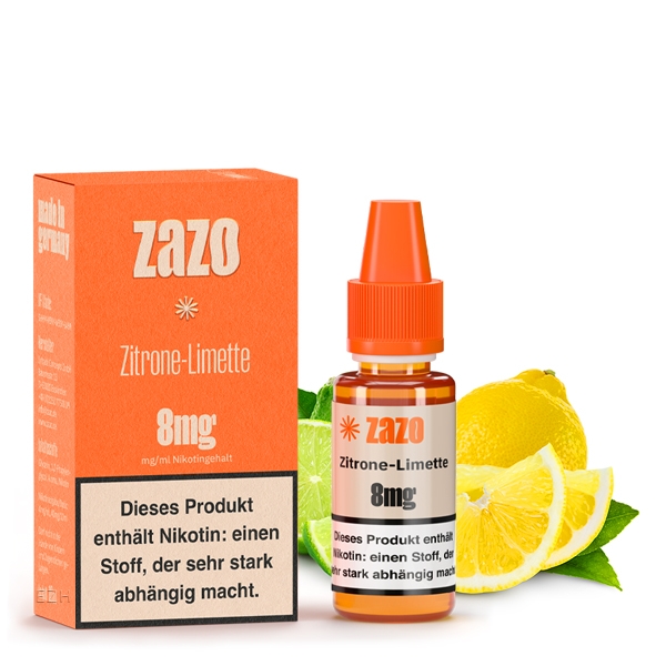 Zitrone-Limette E-Liquid 10ml von ZAZO - Made in Germany – Bild 2