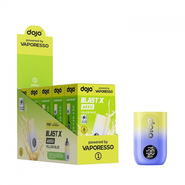 Dojo Blast X Basisgerät (5er VPE) Limited Edition - Yellow Blue - Vaporesso