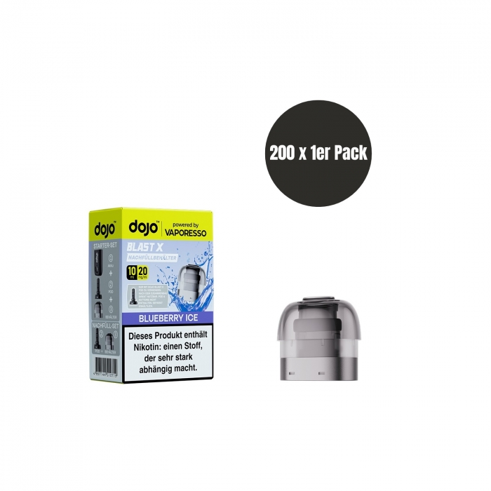 Dojo Blast X Nachfüllbehälter 10ml (200er VPE)- verschiedene Sorten - Vaporesso