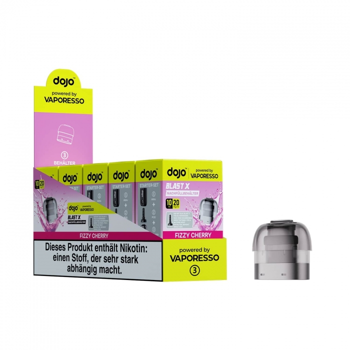 DoJo Blast X Nachfüllbehälter 10ml (5er VPE) - verschiedene Sorten - Vaporesso – Bild 6