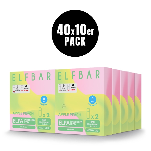 Elfa Prefilled Pod (400er VPE) - Nikotinfrei - Elfbar – Bild 3