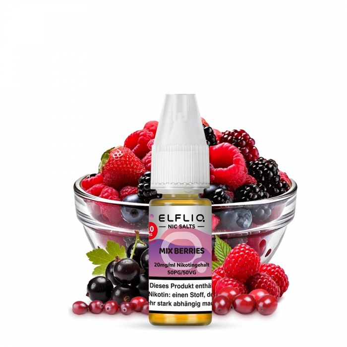 Mix Berries Nikotinsalzliquid (Beeren Mix) - Elfliq (ELFBAR) – Bild 2