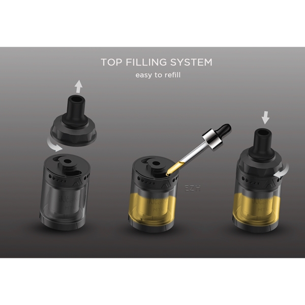 Intake MTL RTA (Schwarz und Gunmetal) Selbstwickel Tankverdampfer - AUGVAPE – Bild 5