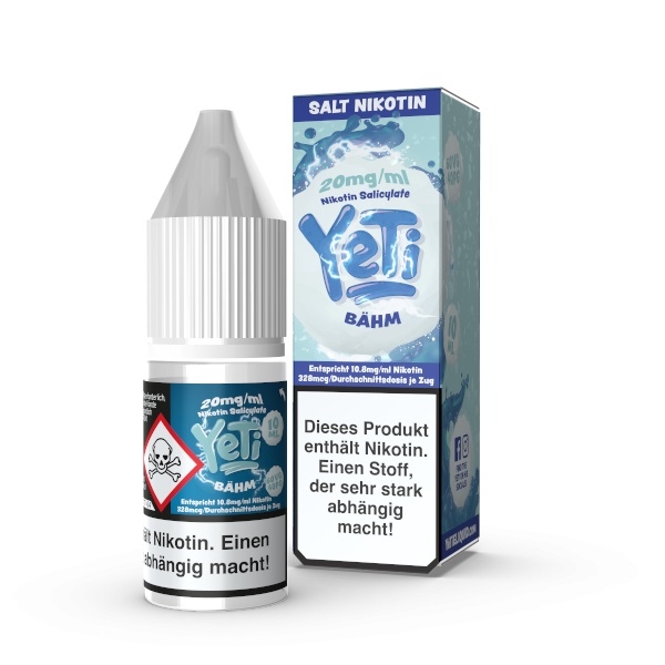 Bähm 10ml Nikotinsalzliquid (Energy & Frische) - Yeti
