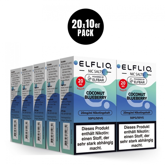 Coconut Blueberry 200PC Nikotinsalzliquid - Elfliq (ELFBAR)