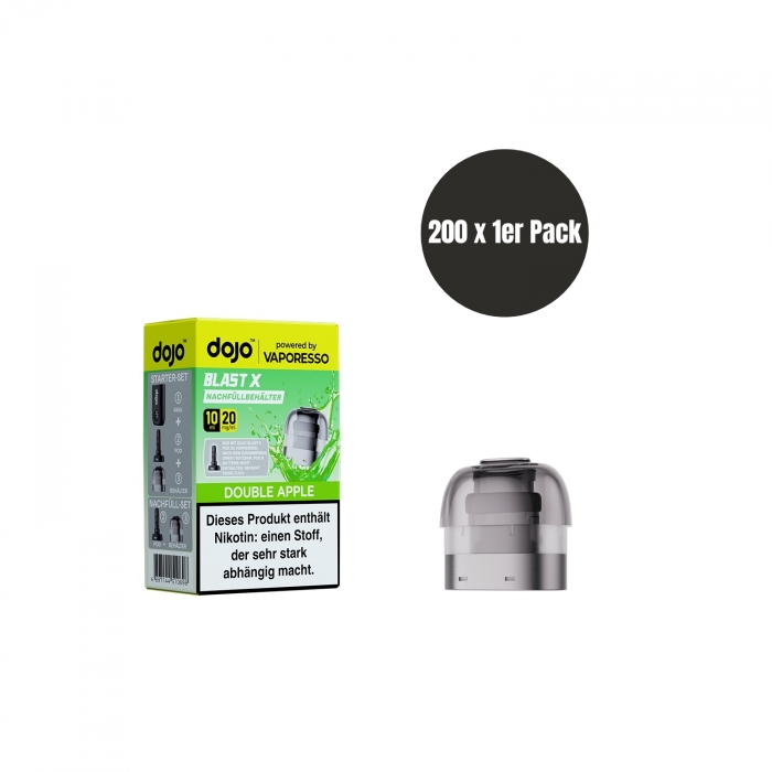 Dojo Blast X Nachfüllbehälter 10ml (200er VPE)- verschiedene Sorten - Vaporesso – Bild 2
