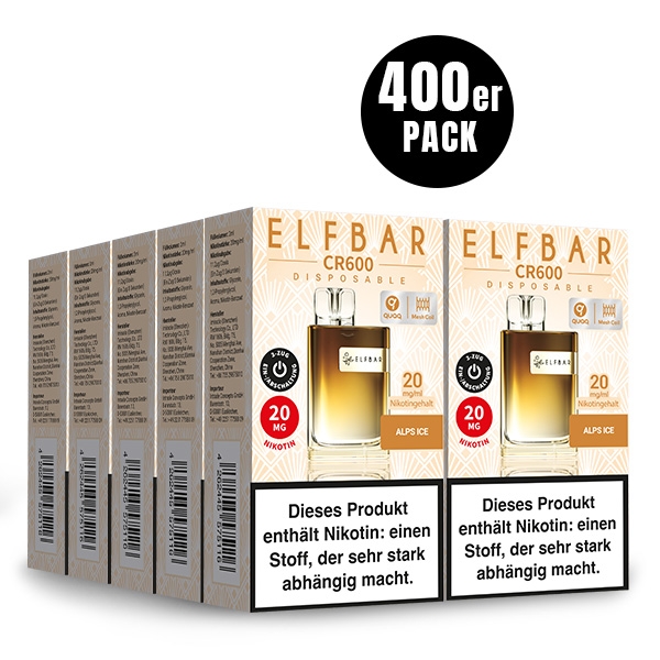 CR600 Einweg-E-Zigarette (400 VPE) - ELFBAR