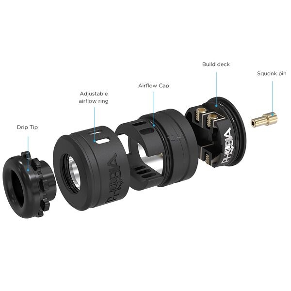 Phobia V2 RDA Selbstwickelverdampfer - VandyVape – Bild 3
