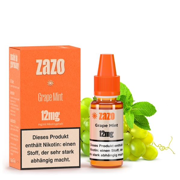 Grape Mint E-Liquid 10ml von Zazo - Made in Germany – Bild 3