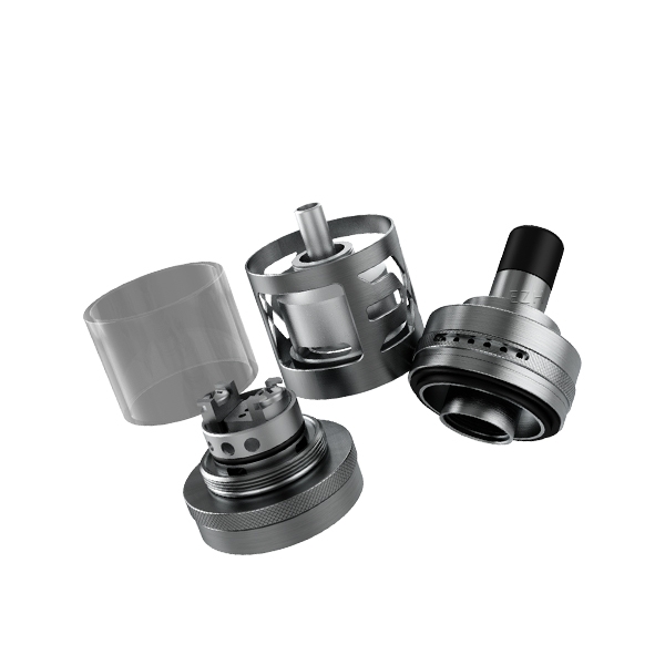 Expromizer V5 RTA (schwarz, gunmetal, sandblast) -Selbstwickel-Tankverdampfer - Exvape – Bild 6