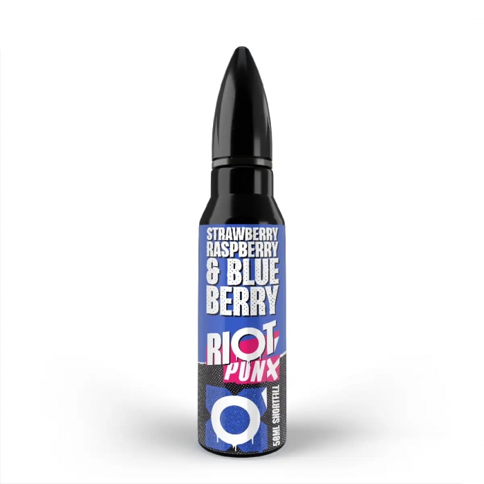 PUNX Strawberry, Blueberry & Raspberry - 50 ml Overdosed E-Liquid- Riot Squad