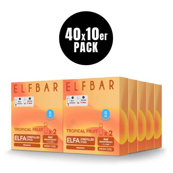 Elfa Prefilled Pod (400er VPE) - Nikotinfrei - Elfbar – Bild 6