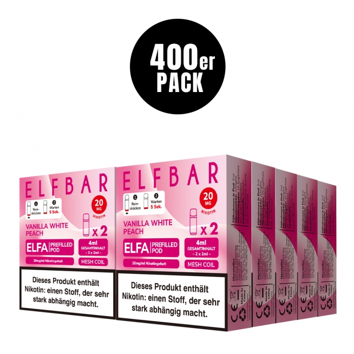 Elfa Prefilled Pod (400er VPE) - 5 Neue Sorten - Elfbar – Bild 5