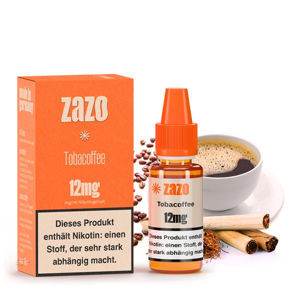 Tobacoffee E-Liquid 10ml von ZAZO - Made in Germany – Bild 3