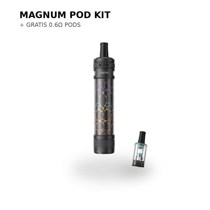 Magnum Pod Kit Bundle 1Kit +1 Magnum Pod 0.6 Ohm - Aspire – Bild 4