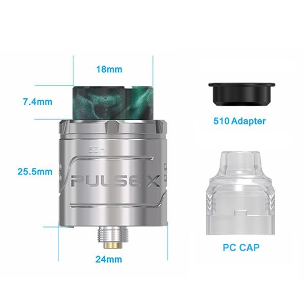 PX RDA Selbstwickelverdampfer - VandyVape – Bild 3