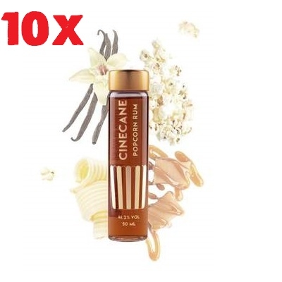 CINECANE GOLD Popcorn 10x50ml (Spirituose auf Rumbasis)