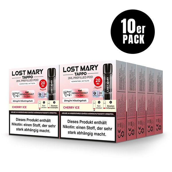 Lost Mary Tappo 2ml Prefilled Pod 10x(2Stk.) - Neue Sorten - by ELFBAR – Bild 2