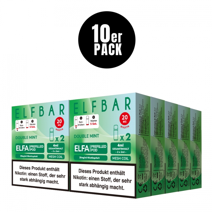 Elfa Prefilled Pod (10er VPE) - 5 Neue Sorten - Elfbar