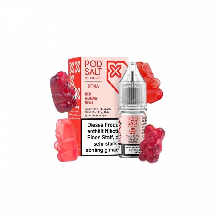 Xtra Red Gummy Bear Nikotinsalzliquid - POD SALT