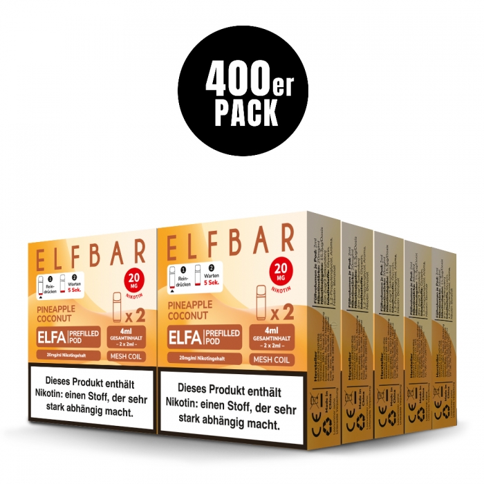 Neue Sorten Elfa Prefilled Pods (400er VPE) - Elfbar – Bild 4