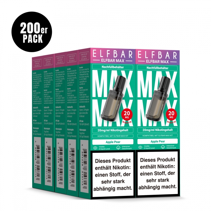 Elfbar Max Refilled Pod (200er Pack) - Elfbar